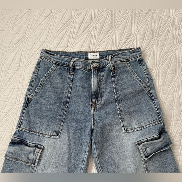 Hudson Jeans, wide leg Cargo Jeans - Picture 2 of 6